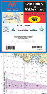 Cape Flattery to Whidbey Island Waterproof Chart, 2nd Edition